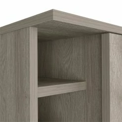 Discount ⌛ Atlin Designs Modern Wood Bar Cart With 6 Cubbies In Light Gray 😀 -Guest Chairs Sales 2503766 5 L