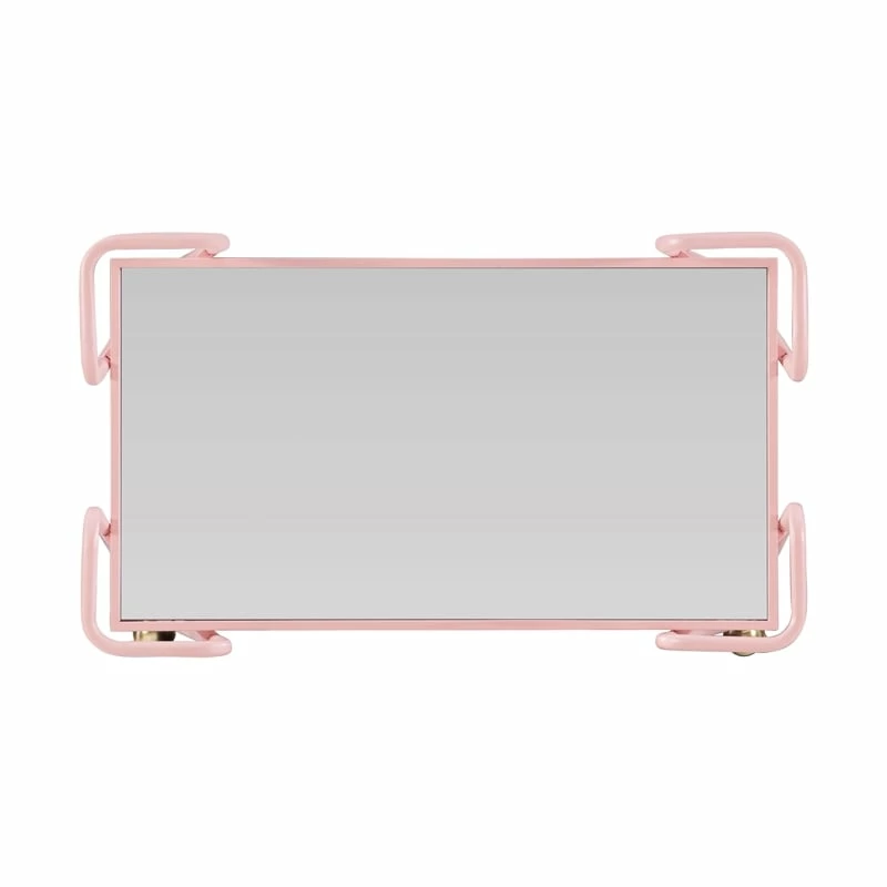 Best Sale ๐ Linon Mia Metal And Mirorred Mid Century Bar Cart In Pink ๐ 5 Best Sale ๐ Linon Mia Metal And Mirorred Mid Century Bar Cart In Pink ๐ - Image 5