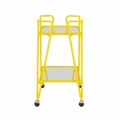 Best deal ๐ฏ Linon Mia Metal And Mirorred Mid Century Bar Cart In Yellow โ๏ธ 12 Best deal ๐ฏ Linon Mia Metal And Mirorred Mid Century Bar Cart In Yellow โ๏ธ -Guest Chairs Sales 2507689 3 L
