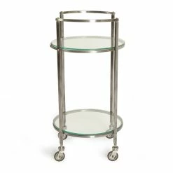 New π Napa Home & Garden Fletcher Stainless Steel And Glass Bar Cart In Dark Gray 𧨠12 New π Napa Home & Garden Fletcher Stainless Steel And Glass Bar Cart In Dark Gray 𧨠-Guest Chairs Sales 2509445 14 L