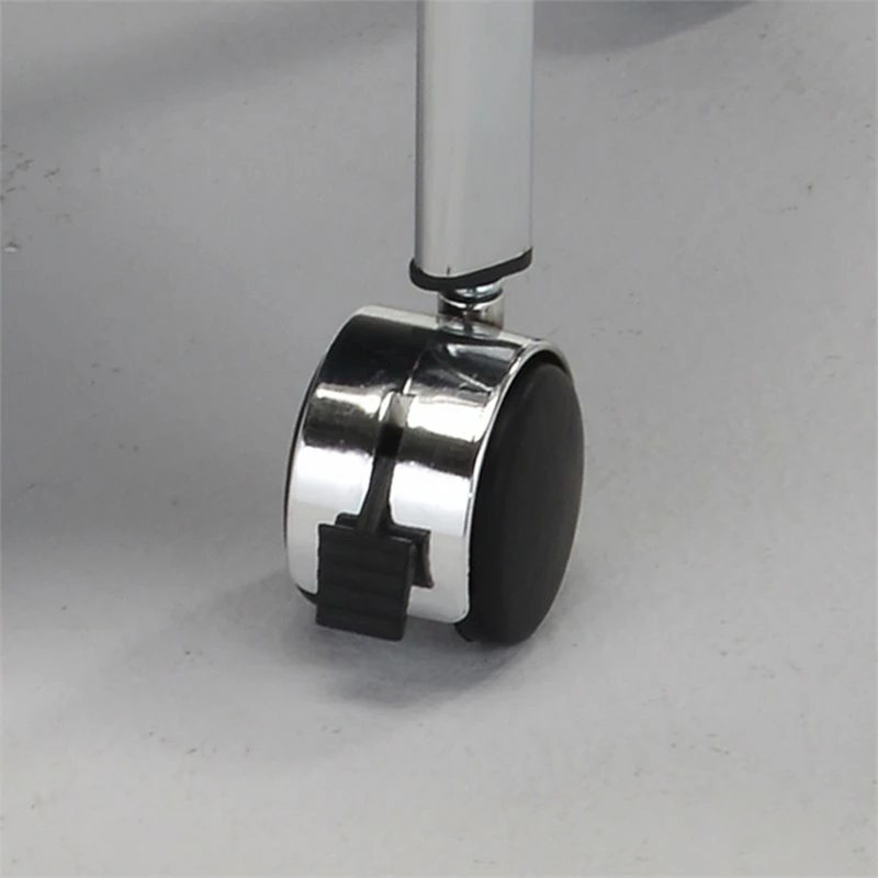 Hot Sale π WHI Neema 2-Tier Contemporary Metal/Glass Bar Cart With Sturdy Castors In Chrome 𧨠5 Hot Sale π WHI Neema 2-Tier Contemporary Metal/Glass Bar Cart With Sturdy Castors In Chrome 𧨠- Image 5