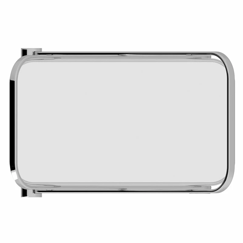 Cheapest 𧨠WHI Oriso 2-Tier Contemporary Metal/Glass Bar Cart In Chrome/Clear β 5 Cheapest 𧨠WHI Oriso 2-Tier Contemporary Metal/Glass Bar Cart In Chrome/Clear β - Image 5