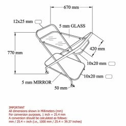 Cheapest 𧨠WHI Oriso 2-Tier Contemporary Metal/Glass Bar Cart In Chrome/Clear β 15 Cheapest 𧨠WHI Oriso 2-Tier Contemporary Metal/Glass Bar Cart In Chrome/Clear β -Guest Chairs Sales 2514008 7 L