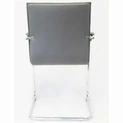 Hot Sale 🧨 UrbanPro Faux Leather Office Chair In Gray (Set Of 2) ✔️ -Guest Chairs Sales 2516969 4 L