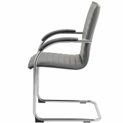 Hot Sale 🧨 UrbanPro Faux Leather Office Chair In Gray (Set Of 2) ✔️ -Guest Chairs Sales 2516969 5 L