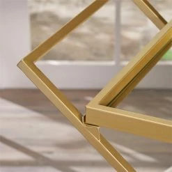 Cheapest ❤️ Noble House Sherianne Iron Bar Cart With Tempered Glass Shelves In Gold 🤩 36 Cheapest ❤️ Noble House Sherianne Iron Bar Cart With Tempered Glass Shelves In Gold 🤩 -Guest Chairs Sales 2525198 8 L