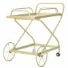 Wholesale ⌛ Noble House Perley Contemporary Indoor Iron And Glass Bar Cart In Gold ✔️