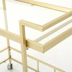 Brand new π₯ Noble House Selby Outdoor Iron And Glass Bar Cart In Gold Finish π 25 Brand new π₯ Noble House Selby Outdoor Iron And Glass Bar Cart In Gold Finish π -Guest Chairs Sales 2525201 5 L