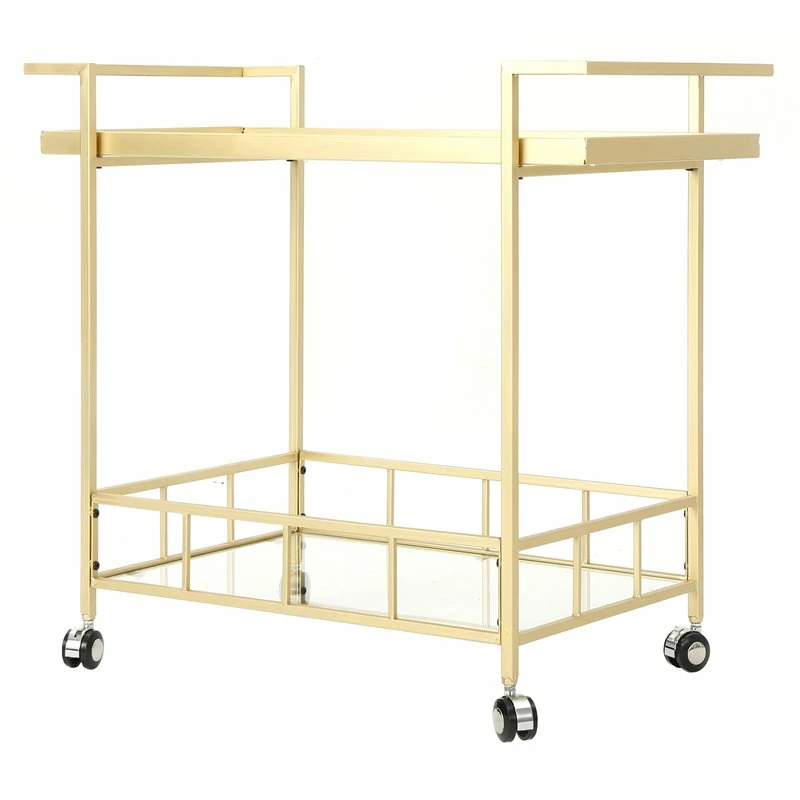 Brand new π₯ Noble House Selby Outdoor Iron And Glass Bar Cart In Gold Finish π 1 Brand new π₯ Noble House Selby Outdoor Iron And Glass Bar Cart In Gold Finish π