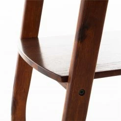 Discount 🌟 Noble House Cadman Indoor Acacia Wood Bar Cart In Rich Mahogany 🔥 -Guest Chairs Sales 2525269 6 L