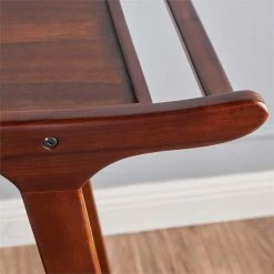 Discount 🌟 Noble House Cadman Indoor Acacia Wood Bar Cart In Rich Mahogany 🔥 -Guest Chairs Sales 2525269 8 L