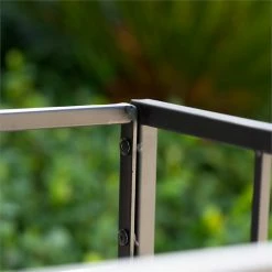 Coupon ❤️ Noble House Varadero Outdoor Iron Bar Cart With Tempered Glass Top In Black 🔔 -Guest Chairs Sales 2525288 8 L