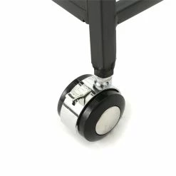 Top 10 🤩 Noble House Ambrose Indoor Iron Bar Cart With Tempered Glass Shelves In Black ⭐ -Guest Chairs Sales 2525290 6 L