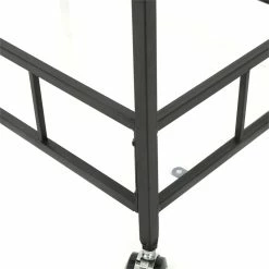 Buy π Noble House Selby Outdoor Iron Bar Cart With Tempered Glass Shelves In Black π 32 Buy π Noble House Selby Outdoor Iron Bar Cart With Tempered Glass Shelves In Black π -Guest Chairs Sales 2525292 6 L