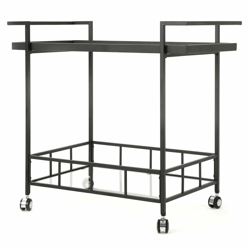 Buy π Noble House Selby Outdoor Iron Bar Cart With Tempered Glass Shelves In Black π 1 Buy π Noble House Selby Outdoor Iron Bar Cart With Tempered Glass Shelves In Black π