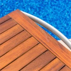 Discount 🌟 Noble House Tillary Outdoor Acacia Wood Bar Cart With Aluminum Accents In Oak 🌟 -Guest Chairs Sales 2525295 14 L