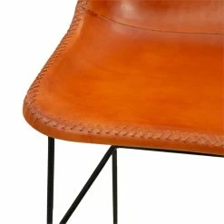 Top 10 🌟 Benzara Bar Chair Leatherette Upholstery And Tubular Frame Tan Brown & Black ✨ -Guest Chairs Sales 2526971 5 L