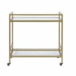 Flash Sale π Olliix Martha Stewart Lionel Tempered Glass And Metal Bar Cart In Antique Gold βοΈ 12 Flash Sale π Olliix Martha Stewart Lionel Tempered Glass And Metal Bar Cart In Antique Gold βοΈ -Guest Chairs Sales 2532653 4 L