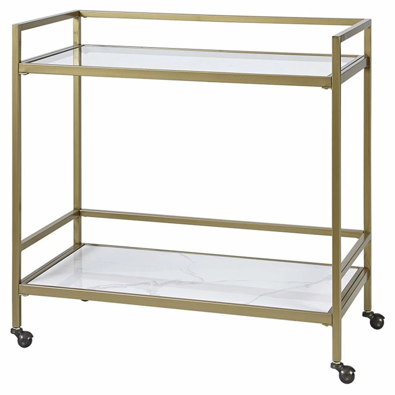 Flash Sale π Olliix Martha Stewart Lionel Tempered Glass And Metal Bar Cart In Antique Gold βοΈ 1 Flash Sale π Olliix Martha Stewart Lionel Tempered Glass And Metal Bar Cart In Antique Gold βοΈ
