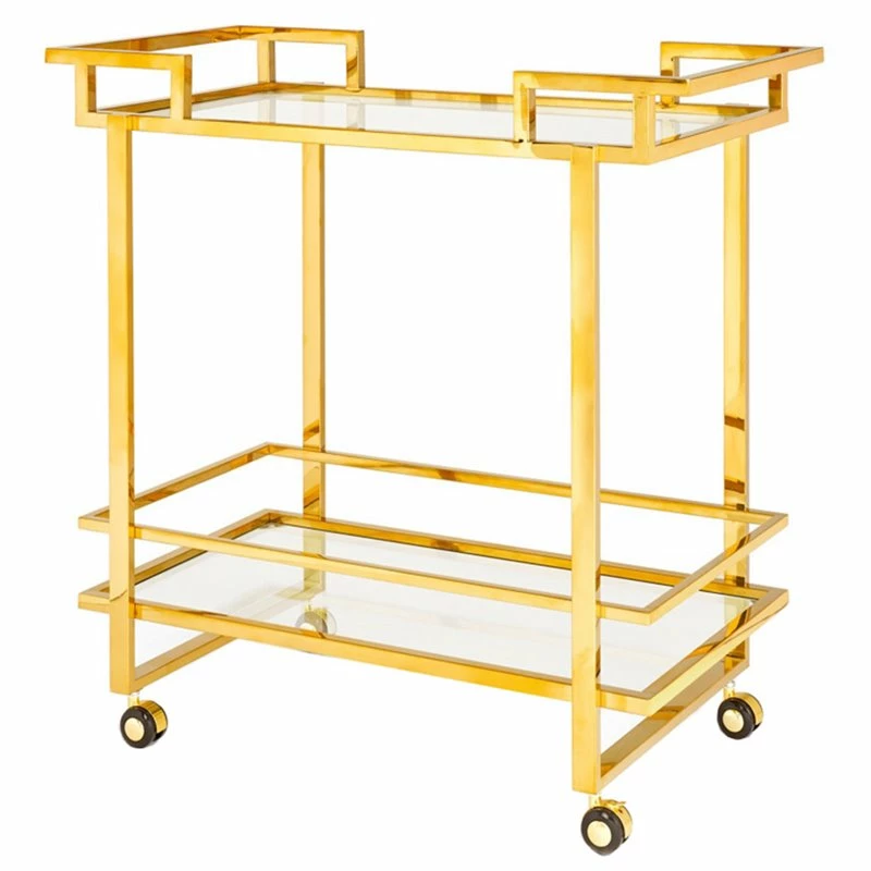 Top 10 π Uptown Club Angus 36" Rectangular Stainless Steel Metal Bar Cart In Gold π 1 Top 10 π Uptown Club Angus 36" Rectangular Stainless Steel Metal Bar Cart In Gold π