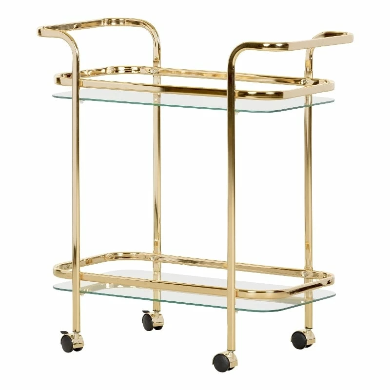 Flash Sale ๐ Mid-century Glam Bar Cart Maliza Gold South Shore ๐ 1 Flash Sale ๐ Mid-century Glam Bar Cart Maliza Gold South Shore ๐