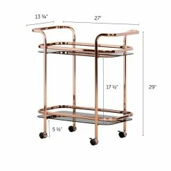 Wholesale π Mid-century Glam Bar Cart Maliza South Shore π 11 Wholesale π Mid-century Glam Bar Cart Maliza South Shore π -Guest Chairs Sales 2549025 4 L