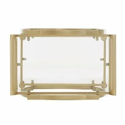 Promo β€οΈ INSPIRE Q Tempered Glass & Metal Bar Cart With Wheels In Gold/Clear π 10 Promo β€οΈ INSPIRE Q Tempered Glass & Metal Bar Cart With Wheels In Gold/Clear π -Guest Chairs Sales 2550569 4 L