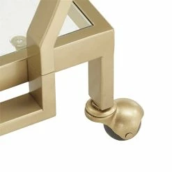 Promo β€οΈ INSPIRE Q Tempered Glass & Metal Bar Cart With Wheels In Gold/Clear π 11 Promo β€οΈ INSPIRE Q Tempered Glass & Metal Bar Cart With Wheels In Gold/Clear π -Guest Chairs Sales 2550569 5 L