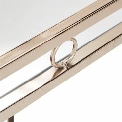 Wholesale π INSPIRE Q Oval Mid-Century Metal & Glass Bar Cart In Champagne Gold βοΈ 11 Wholesale π INSPIRE Q Oval Mid-Century Metal & Glass Bar Cart In Champagne Gold βοΈ -Guest Chairs Sales 2550574 5 L