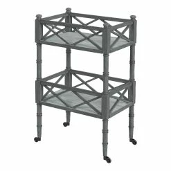 Best Pirce โญ Butler Specialty Company Foster Powder Gray 2 Tier Bar Cart ๐งจ