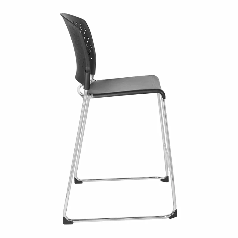 Deals ๐ OSP Home Furnishings Tall Stacking Chair With Plastic Seat And Back And Chrome Frame 2-pack ๐ 3 Deals ๐ OSP Home Furnishings Tall Stacking Chair With Plastic Seat And Back And Chrome Frame 2-pack ๐ - Image 3