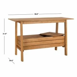 Buy π Safavieh Bertie Eucalyptus Wood Outdoor Tea Trolley In Teak Natural π 17 Buy π Safavieh Bertie Eucalyptus Wood Outdoor Tea Trolley In Teak Natural π -Guest Chairs Sales 2574113 12 L