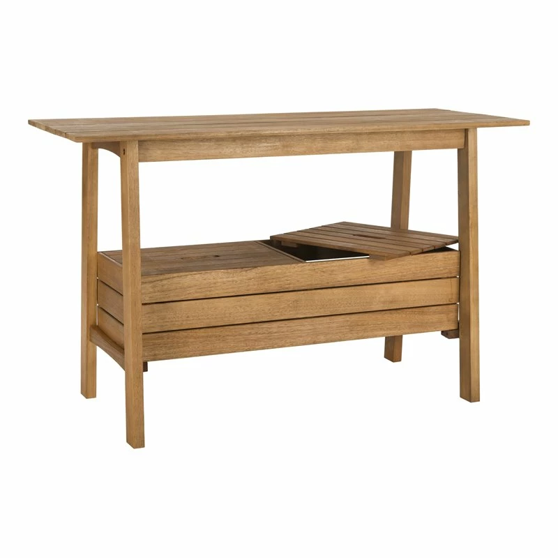 Buy π Safavieh Bertie Eucalyptus Wood Outdoor Tea Trolley In Teak Natural π 1 Buy π Safavieh Bertie Eucalyptus Wood Outdoor Tea Trolley In Teak Natural π