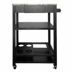 Promo 😀 IN Room Furniture Designs Transitional Wood Kitchen Buffet In Black 🤩