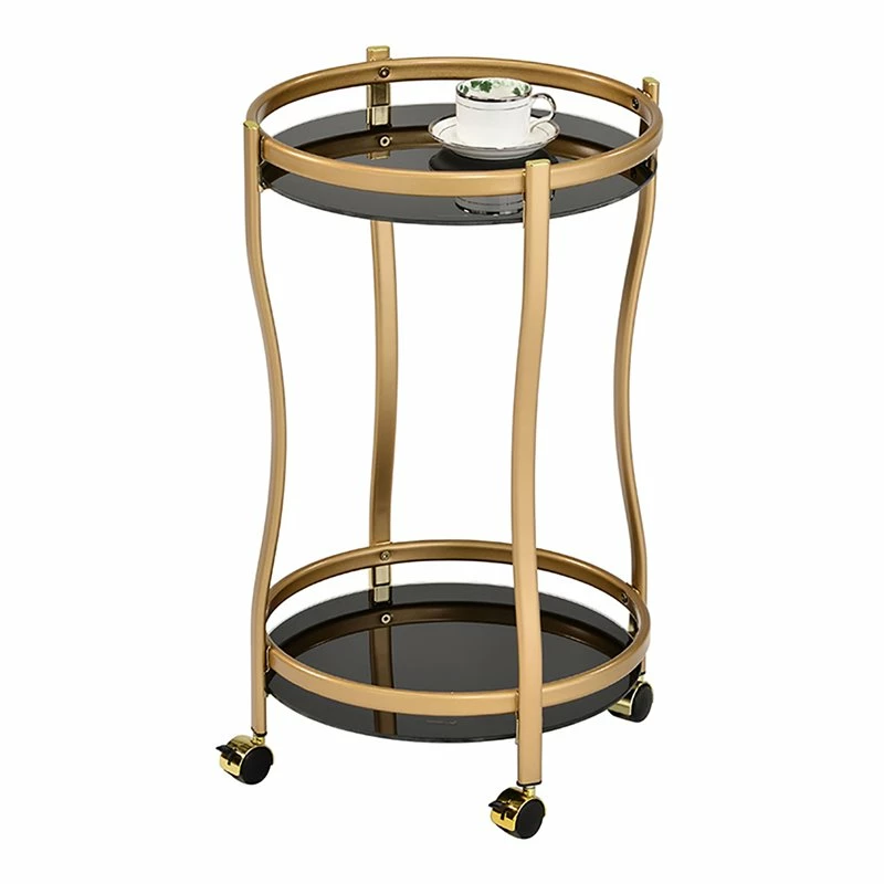 Budget π IN Room Furniture Designs Contemporary Metal Serving Cart In Gold/Black π 1 Budget π IN Room Furniture Designs Contemporary Metal Serving Cart In Gold/Black π