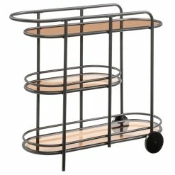 Coupon 🤩 Sauder Coral Cape Metal Bar Cart In Black 😉