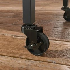 Deals 🥰 Sauder Market Commons Engineered Wood And Metal Bar Cart In Prime Oak 😍 -Guest Chairs Sales 2628382 12 L