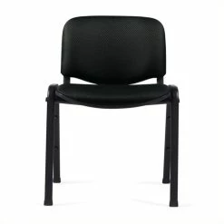New 🔔 Offices To Go Stacking Armless Guest Stacking Chair In Black 😍