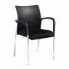 Budget 😀 Offices To Go Occassional Guest Chair With Arms In Black ✨