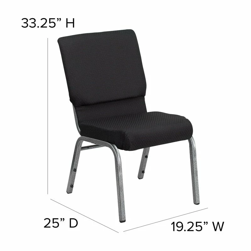 Buy π Flash Furniture Hercules Series Church Stacking Guest Chair In Black π 8 Buy π Flash Furniture Hercules Series Church Stacking Guest Chair In Black π - Image 8