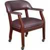Top 10 🎉 Regency Ivy League Captain Guest Chair With Casters In Burgundy ⭐