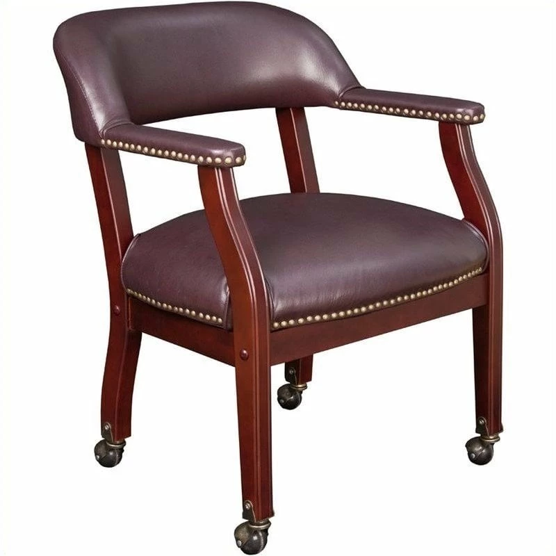 Top 10 ๐ Regency Ivy League Captain Guest Chair With Casters In Burgundy โญ 1 Top 10 ๐ Regency Ivy League Captain Guest Chair With Casters In Burgundy โญ