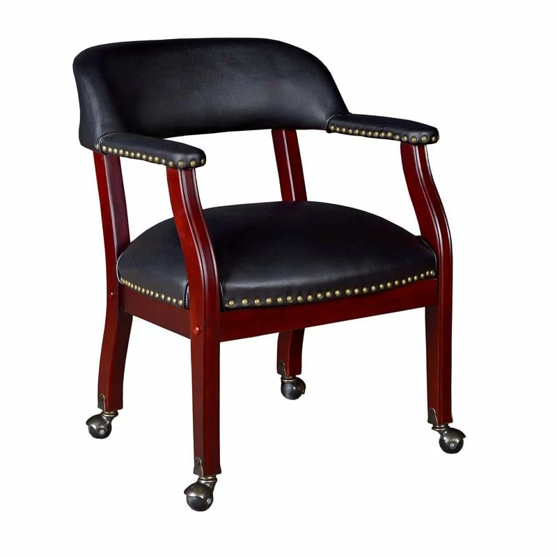 Top 10 ๐ฅ Regency Ivy League Captain Guest Chair With Casters In Black โ 2 Top 10 ๐ฅ Regency Ivy League Captain Guest Chair With Casters In Black โ - Image 2