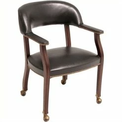 Top 10 🔥 Regency Ivy League Captain Guest Chair With Casters In Black ⌛