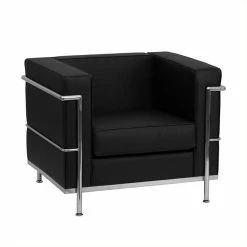 Deals ๐ Flash Furniture Hercules Regal Leather Chair In Black ๐