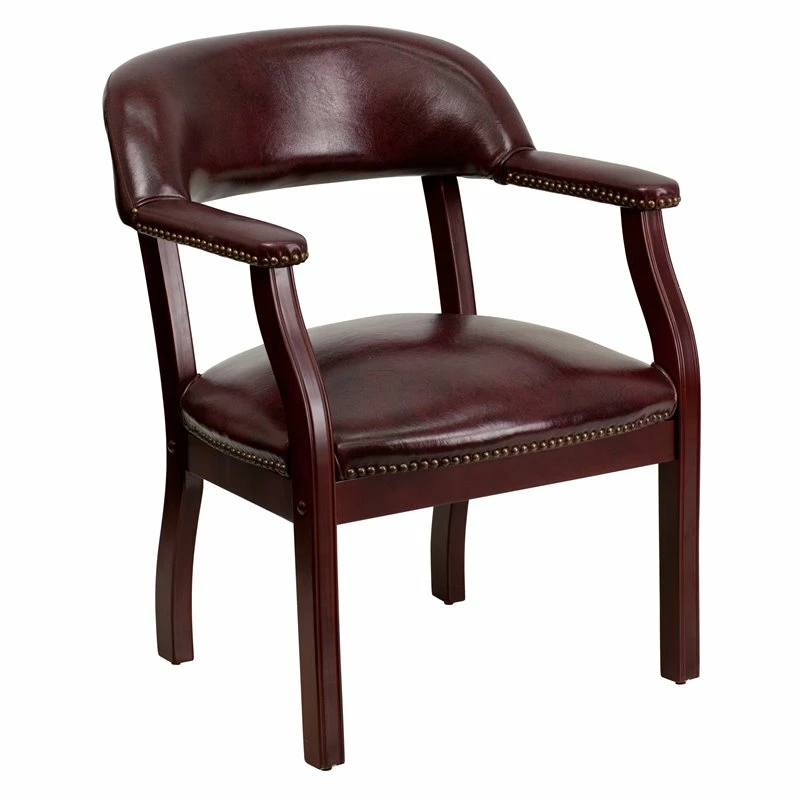 Promo ๐ Flash Furniture Luxurious Conference Guest Chair In Burgundy ๐ 2 Promo ๐ Flash Furniture Luxurious Conference Guest Chair In Burgundy ๐ - Image 2