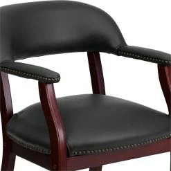 Flash Sale 😉 Flash Furniture Luxurious Conference Guest Chair In Black ✔️ -Guest Chairs Sales 462196 6 L