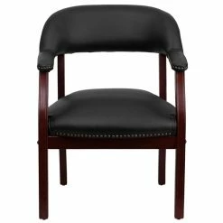 Flash Sale 😉 Flash Furniture Luxurious Conference Guest Chair In Black ✔️ -Guest Chairs Sales 462196 8 L