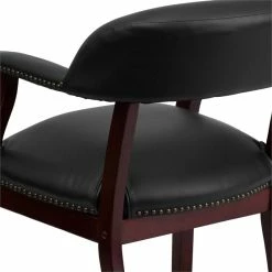 Flash Sale 😉 Flash Furniture Luxurious Conference Guest Chair In Black ✔️ -Guest Chairs Sales 462196 9 L