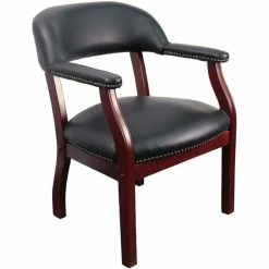 Flash Sale 😉 Flash Furniture Luxurious Conference Guest Chair In Black ✔️